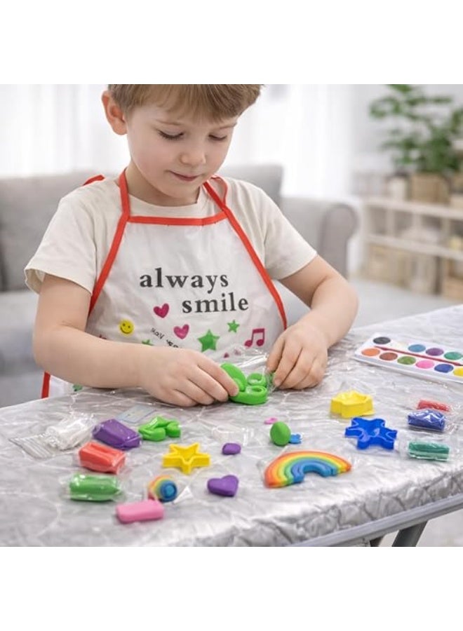 مريلة كرتونية مقاومة للماء ومتعددة الاغراض بتصميم ابداعي لحماية فن الطبخ والحرف اليدوية متينة وخفيفة الوزن وسهلة التنظيف للمنزل والمطبخ وورشة العمل - Image 2